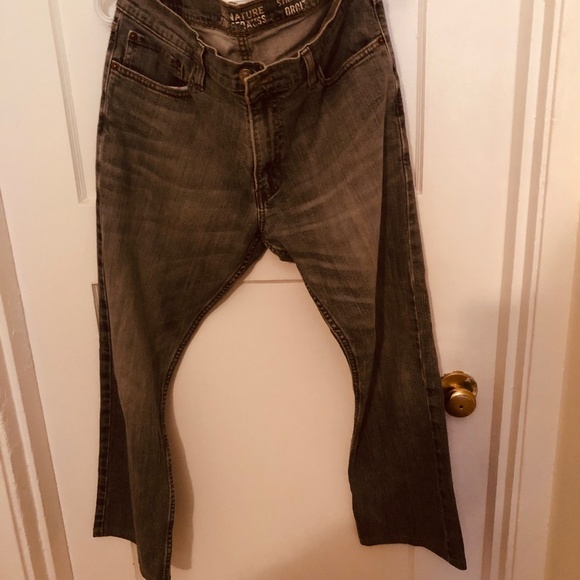 Signature Levi’s Straus -straight leg- 34 by 30 denim jeans, used - Picture 8 of 8